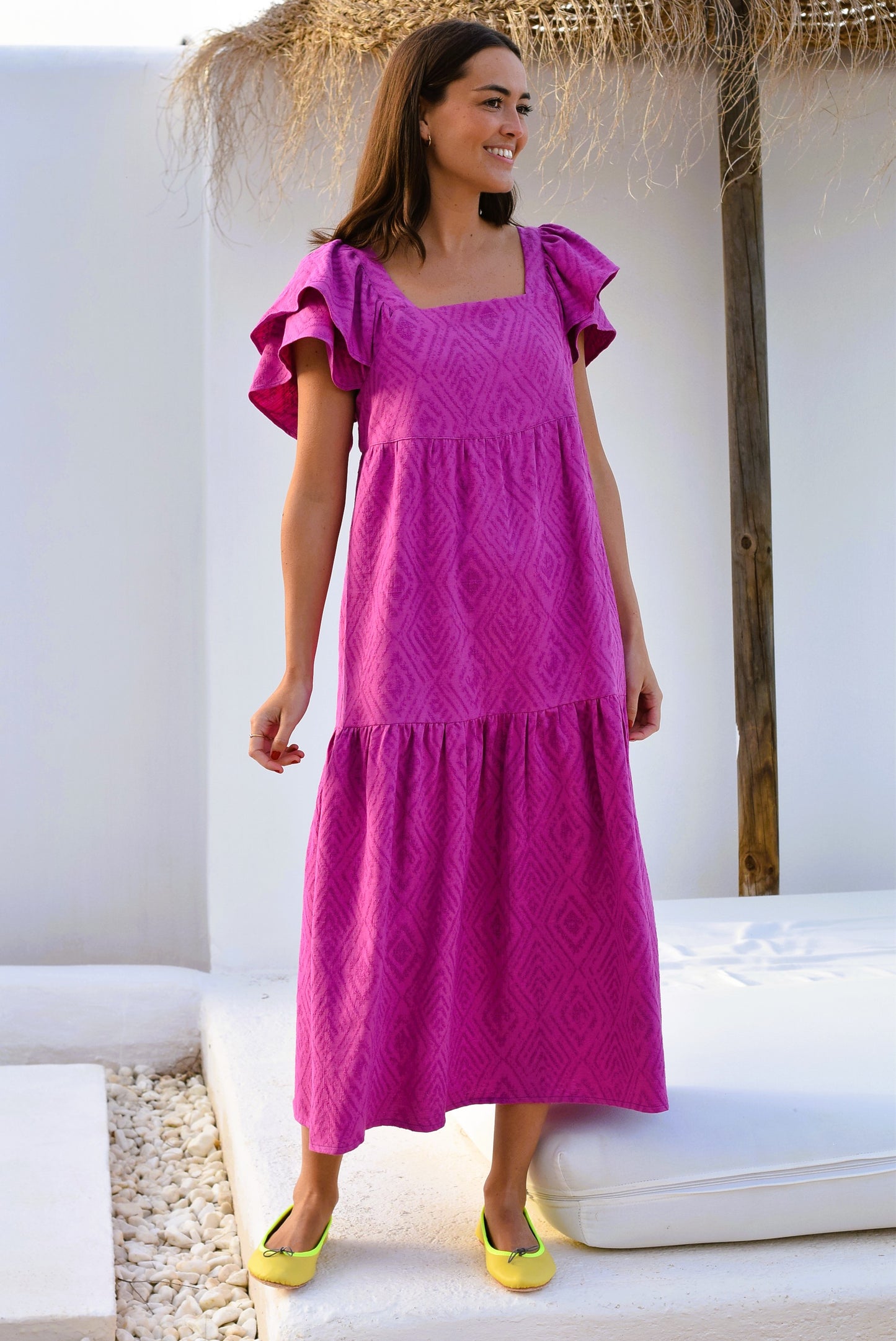 VESTIDO EMILIA - BUGANVILLA - PREORDER 20 JUNIO