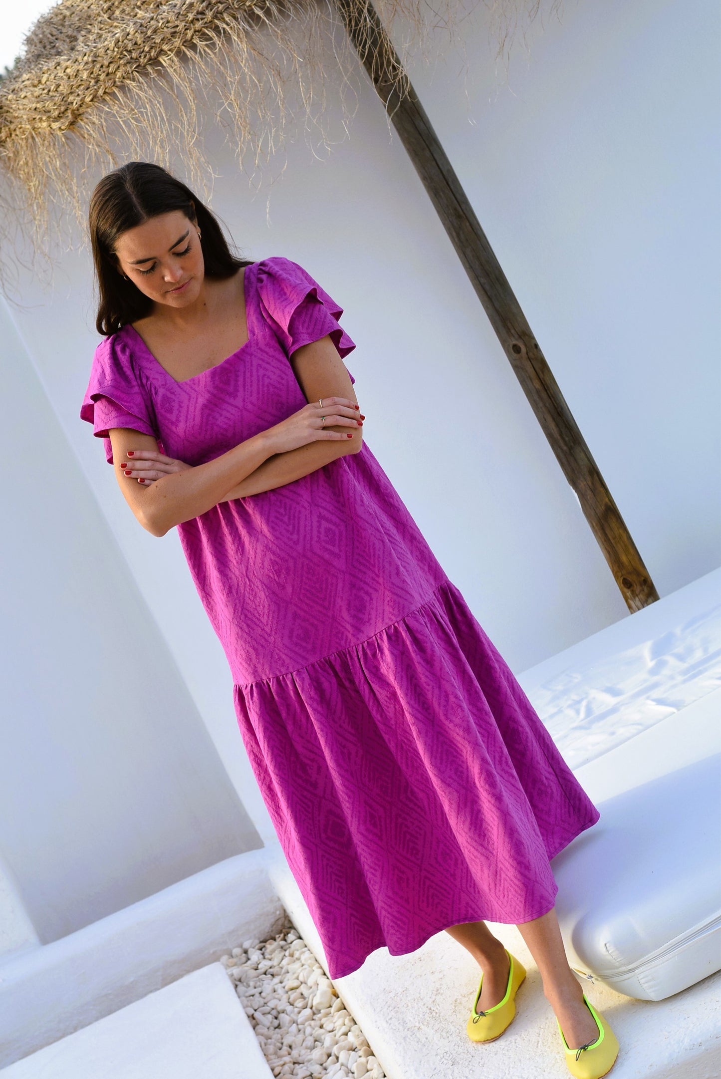 VESTIDO EMILIA - BUGANVILLA - PREORDER 20 JUNIO