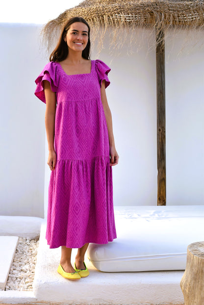 VESTIDO EMILIA - BUGANVILLA - PREORDER 20 JUNIO