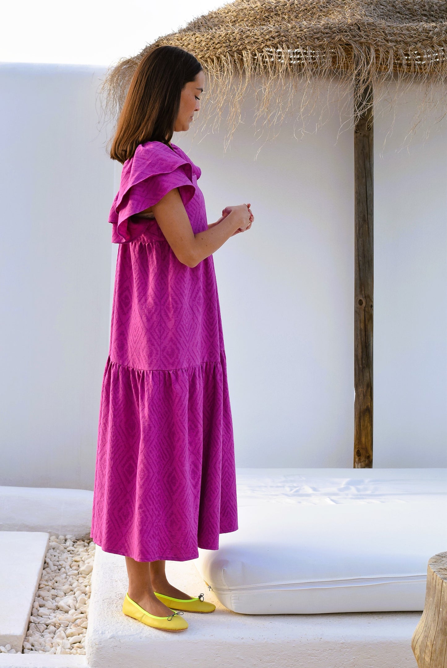 VESTIDO EMILIA - BUGANVILLA - PREORDER 20 JUNIO