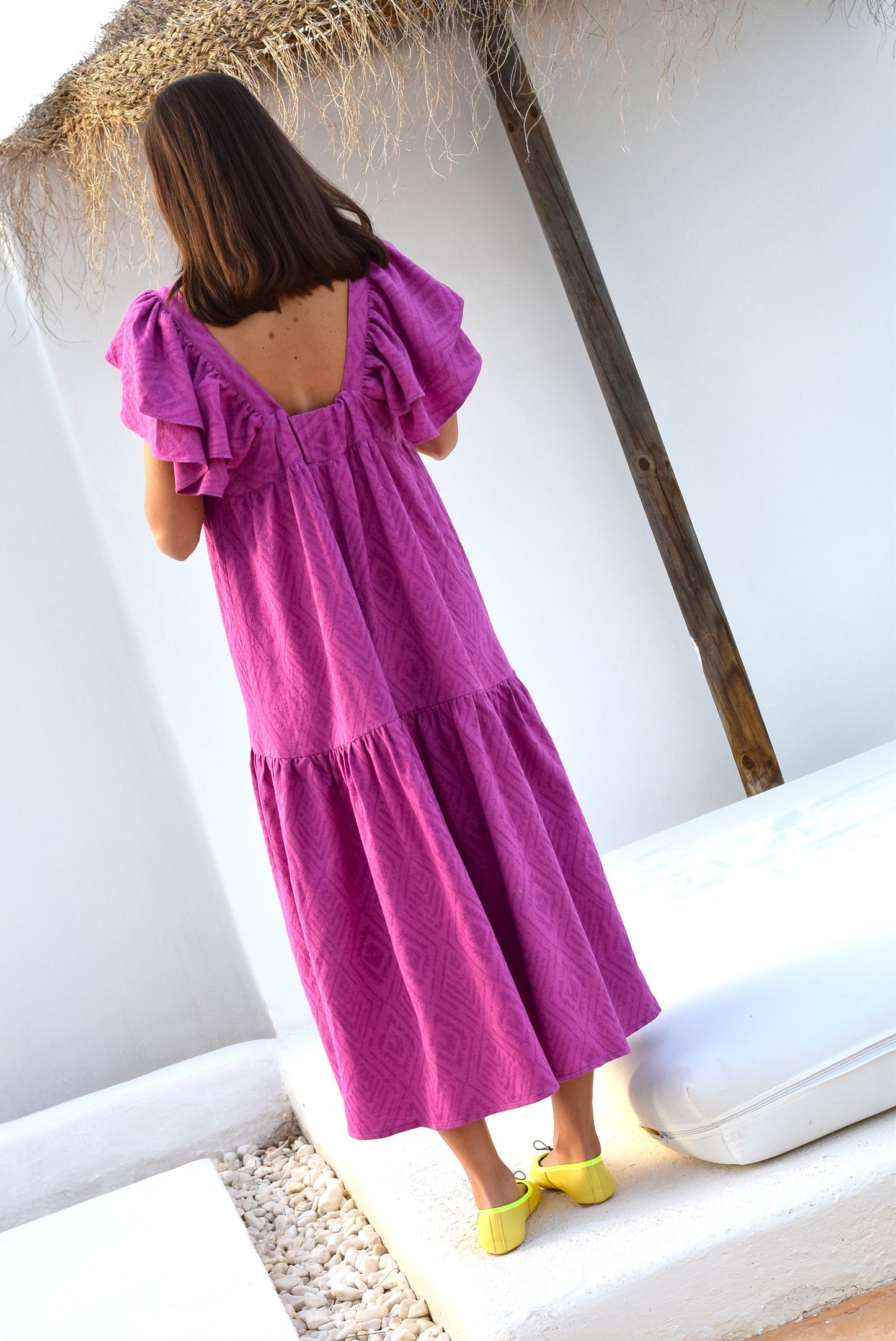 VESTIDO EMILIA - BUGANVILLA - PREORDER 20 JUNIO