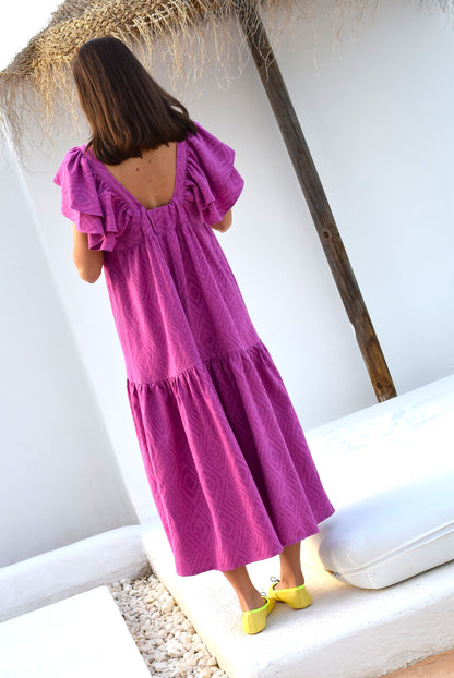 VESTIDO EMILIA - BUGANVILLA - PREORDER 20 JUNIO