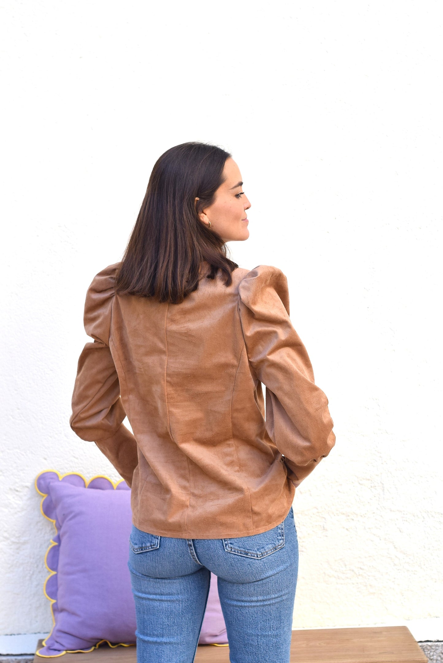 BLUSA FABIOLA CERRADA - ANTELINA TOPO -