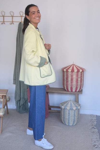 CRISTINA JACKET - YELLOW AND GREEN