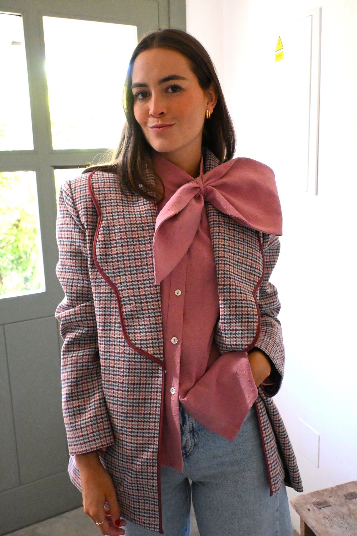 BLUSA RAFAELA - PLUMETI ROSA - PREORDER 14 DE OCTUBRE