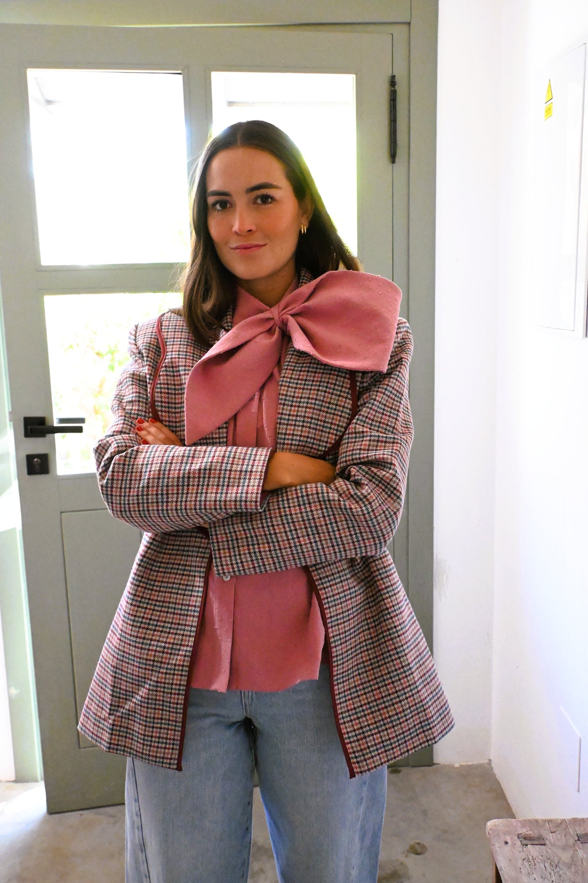 BLUSA RAFAELA - PLUMETI ROSA - PREORDER 14 DE OCTUBRE