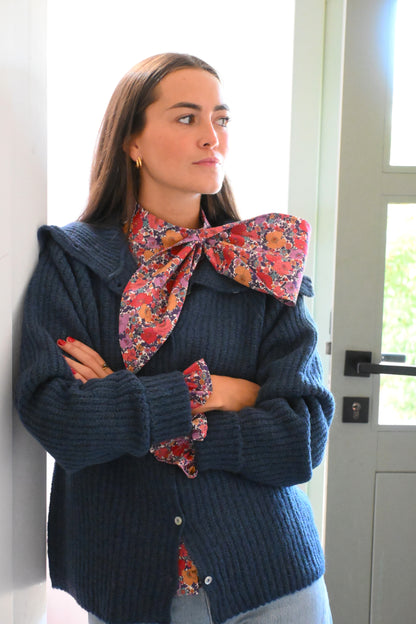 CHAQUETA MARTINA LANA - AZUL NAVY -