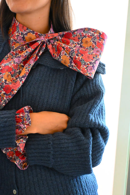 CHAQUETA MARTINA LANA - AZUL NAVY -