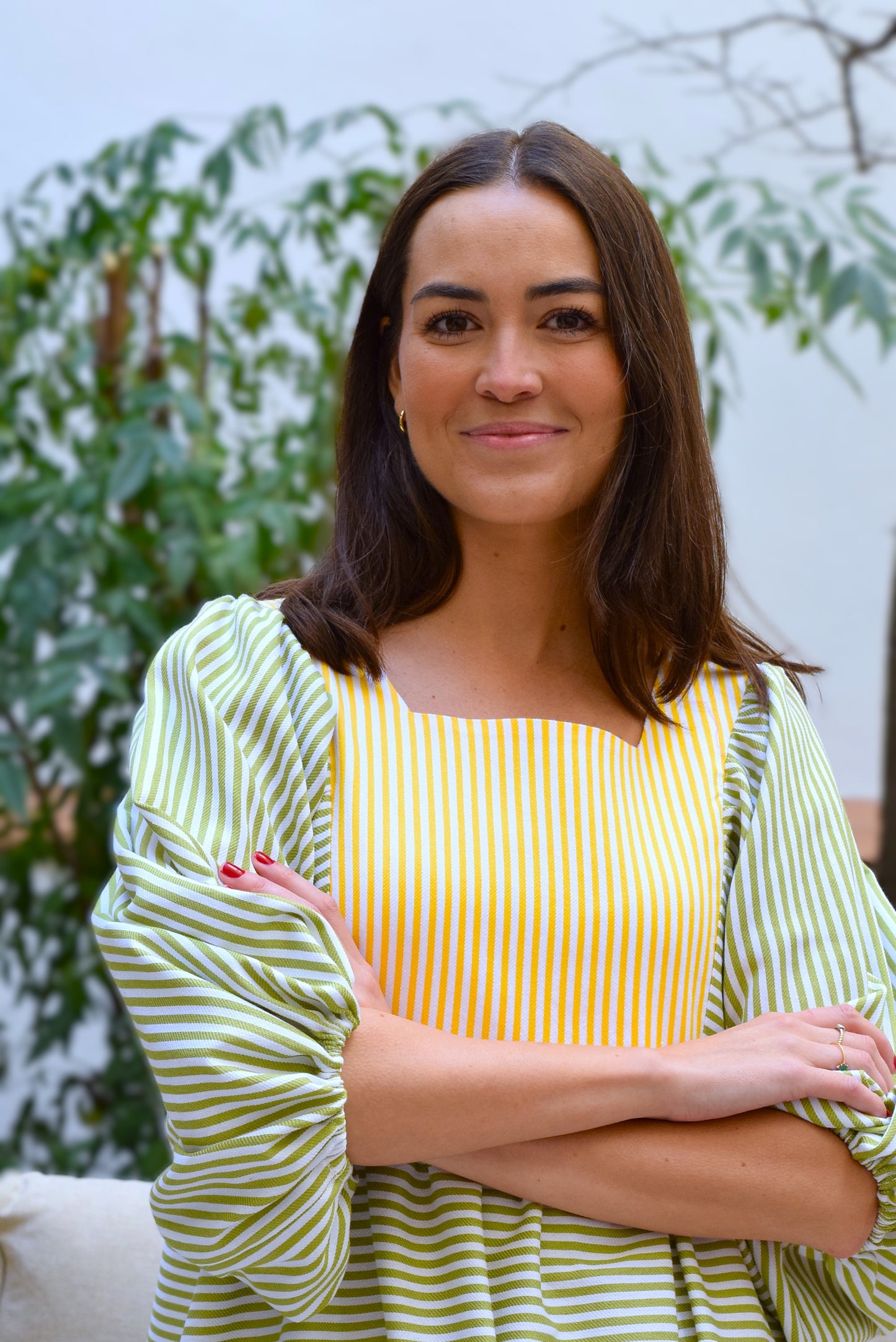 VESTIDO SIMONETA - RAYAS VERDES (PREORDER 13 ABRIL)