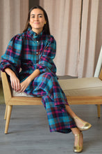 Load image into Gallery viewer, BLUSA EUGENIA - TARTAN VERDE  -
