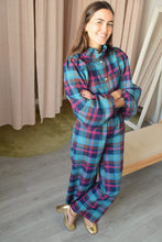 Load image into Gallery viewer, BLUSA EUGENIA - TARTAN VERDE  -
