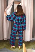 Load image into Gallery viewer, BLUSA EUGENIA - TARTAN VERDE  -
