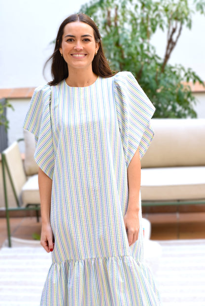 VESTIDO FILIPA - RAYAS COLORES -