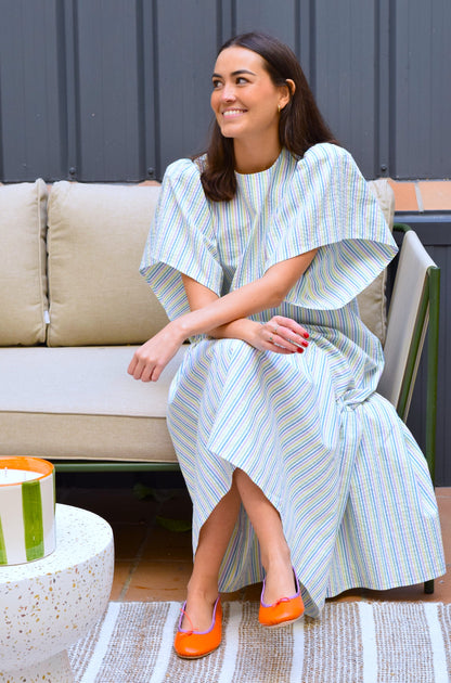 VESTIDO FILIPA - RAYAS COLORES -