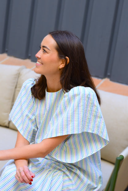 VESTIDO FILIPA - RAYAS COLORES -