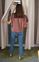 Cargar imagen en el visor de la galería, BLUSA FILIPA - TERCIOPELO ROSA EMPOLVADO -
