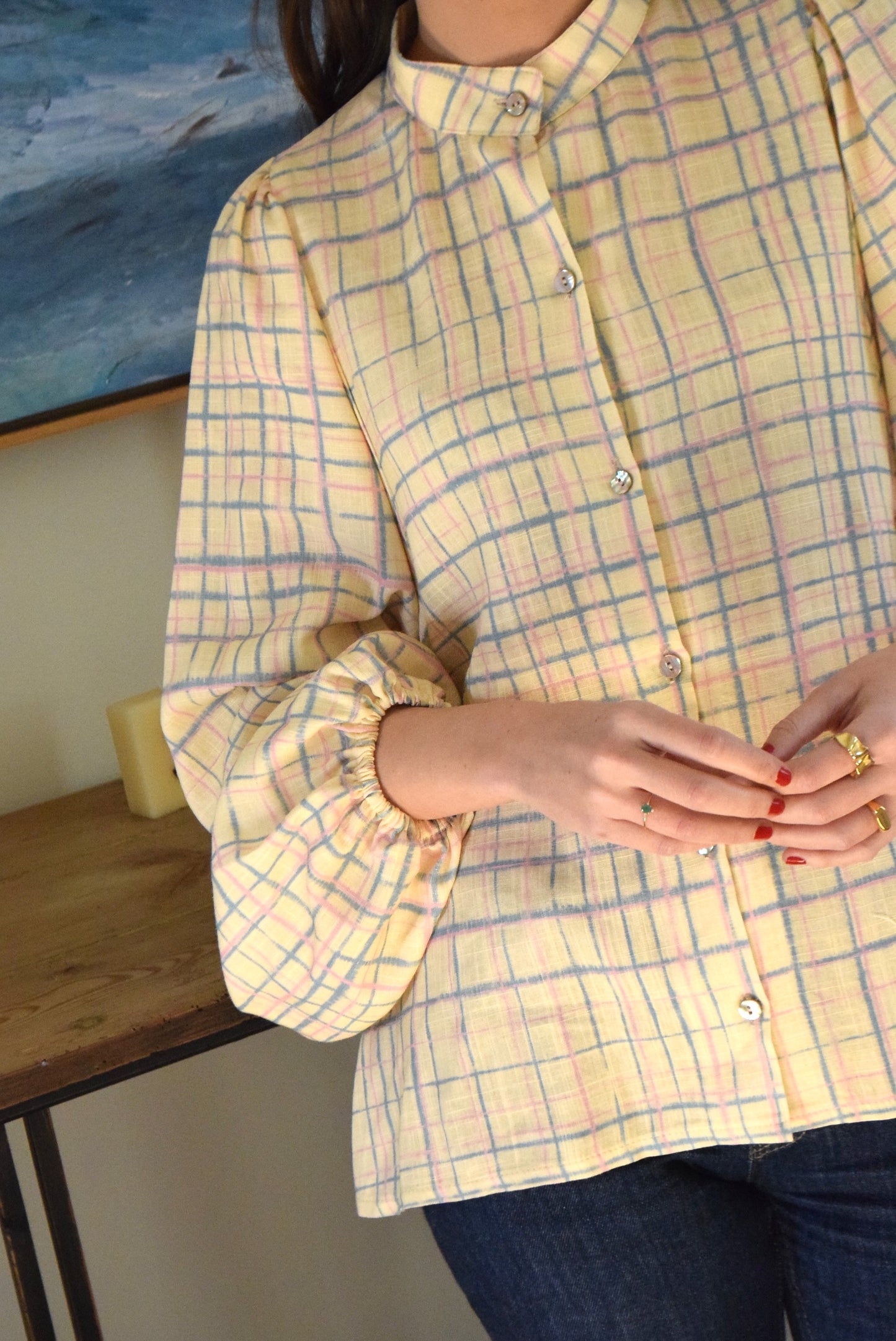 BLUSA MARIOLA - AMARILLA -