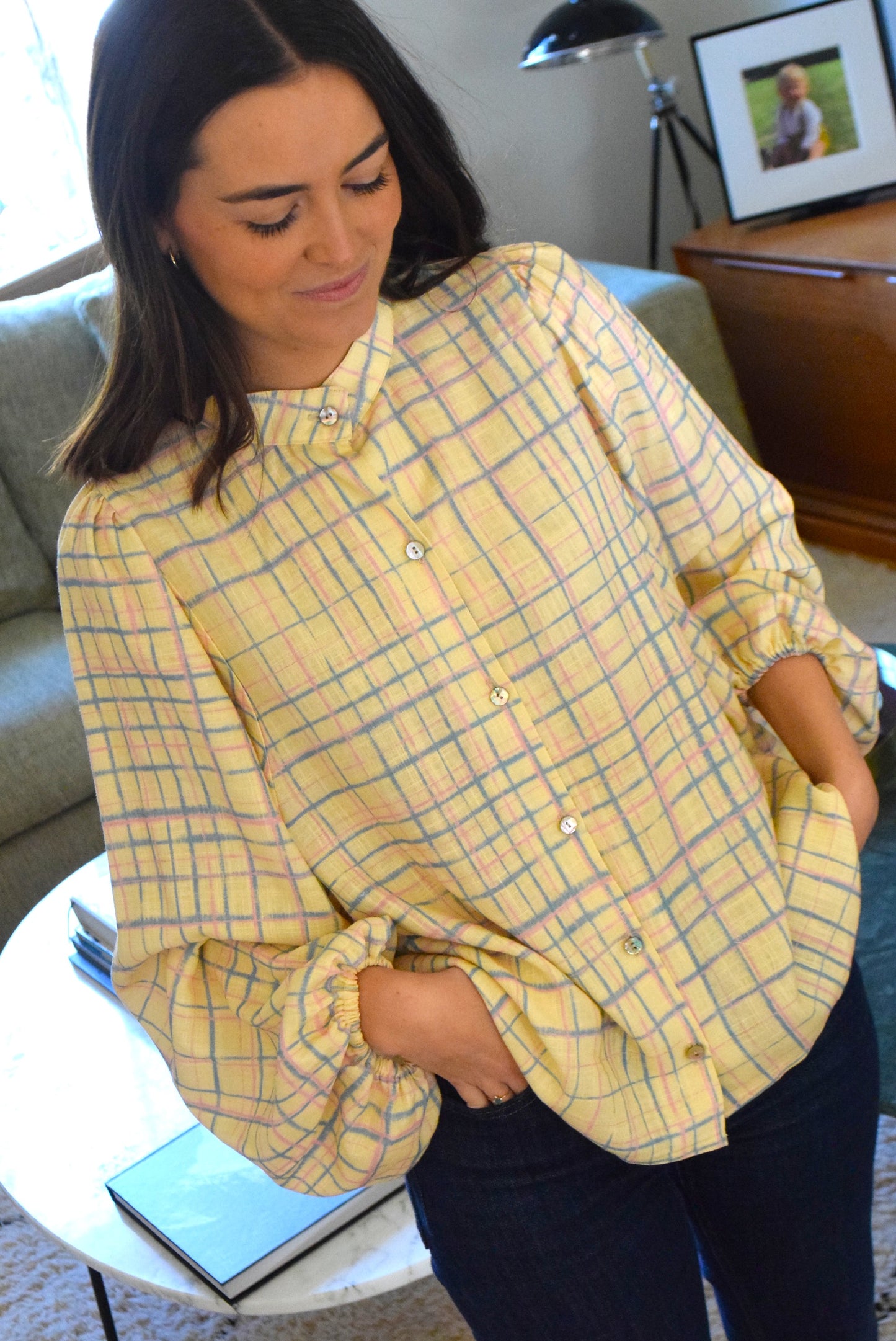 BLUSA MARIOLA - AMARILLA -