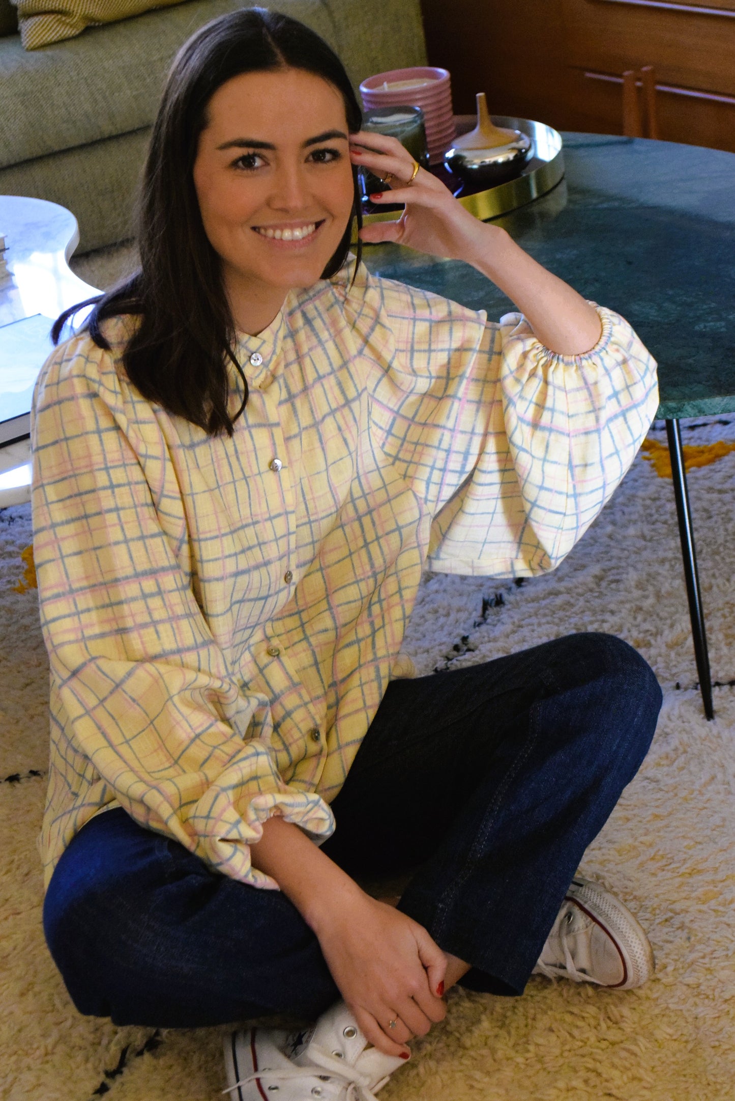 BLUSA MARIOLA - AMARILLA -