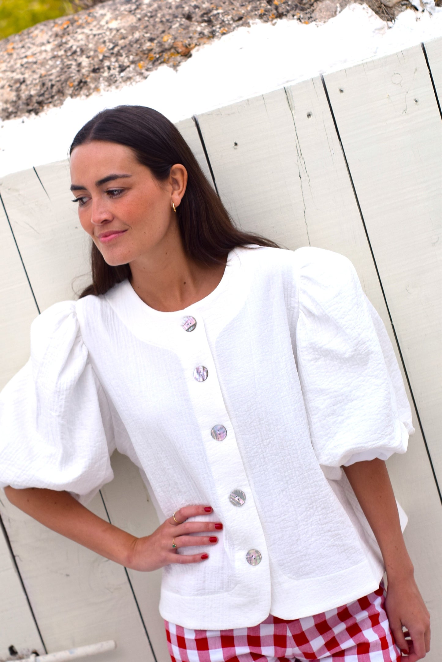 BLUSA HILDA - BLANCA -