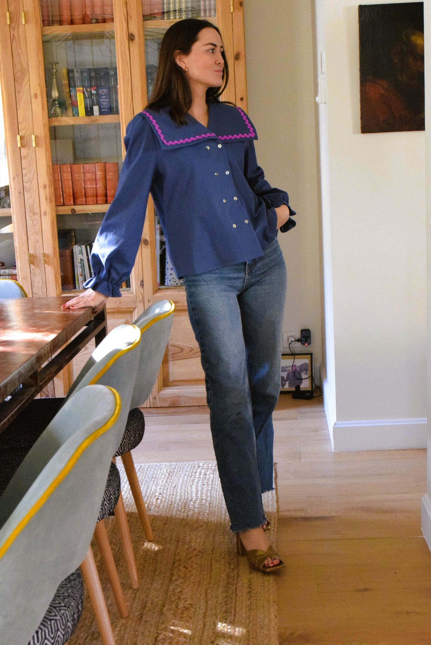 BLUSA LUCÍA - AZUL -