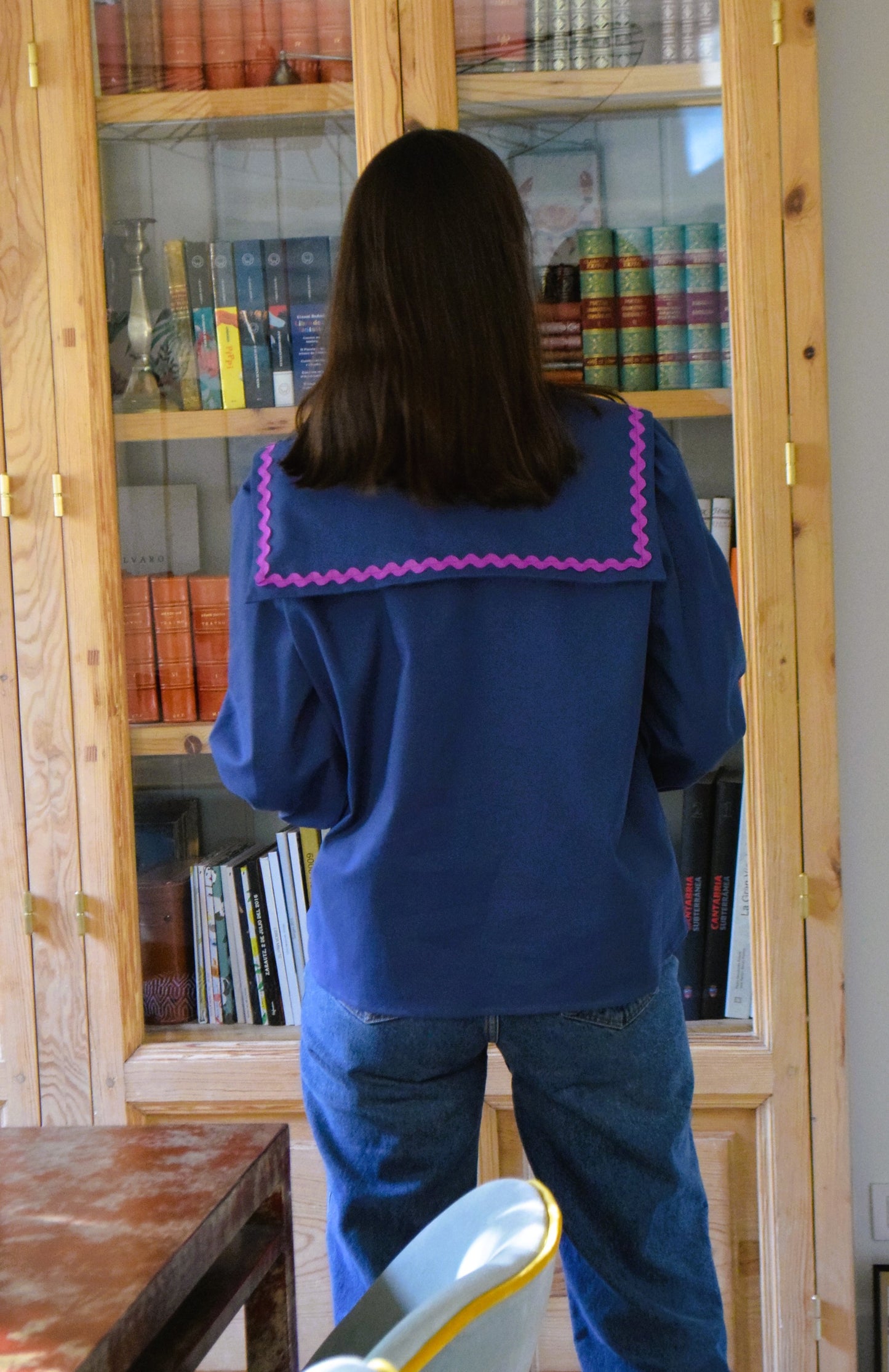BLUSA LUCÍA - AZUL -