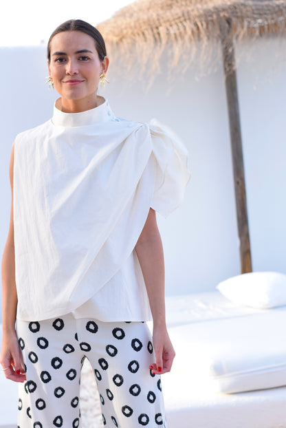 BLUSA LUISA - CRUDA -