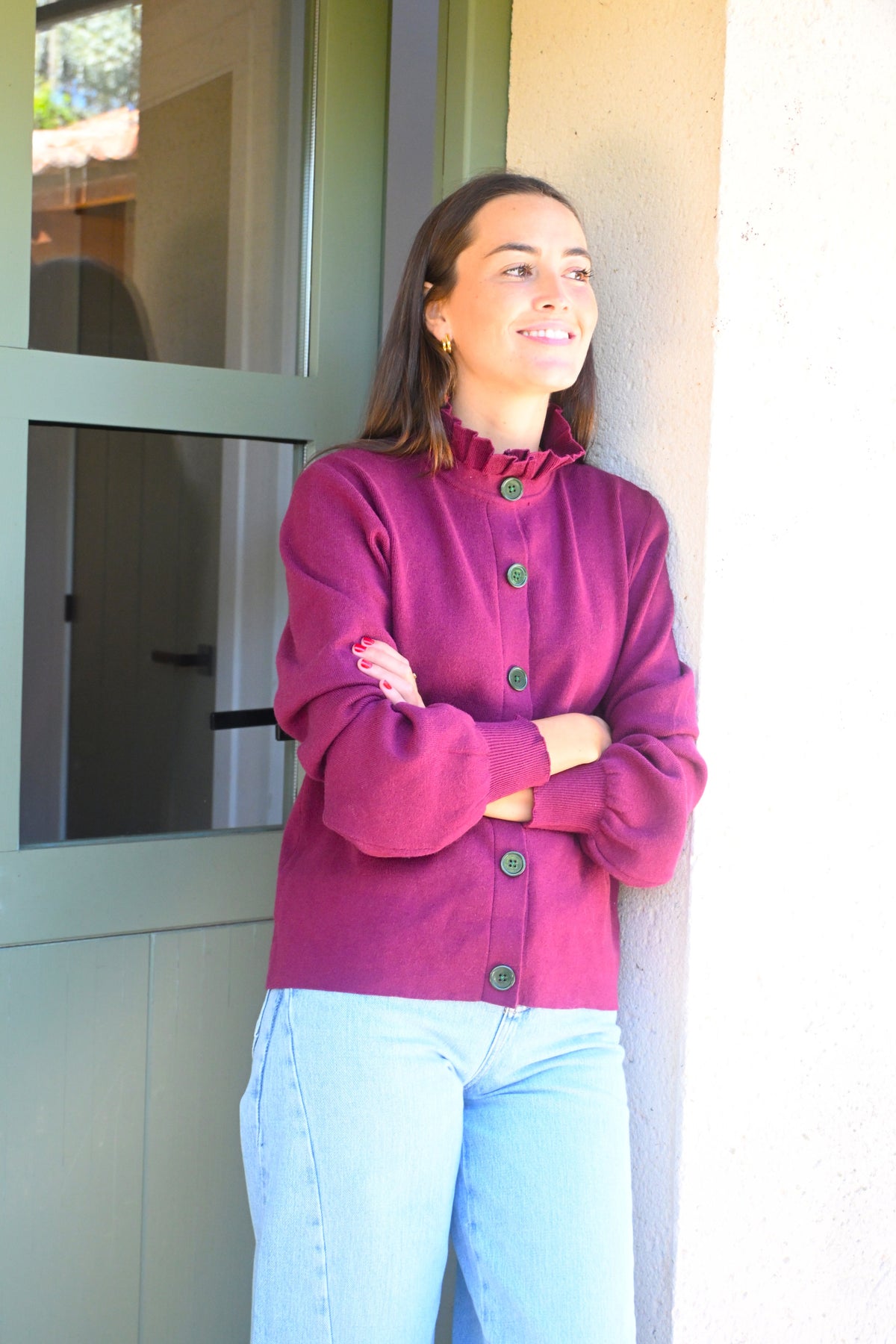 CHAQUETA EUGENIA - GRANATE