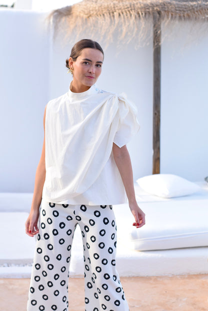 BLUSA LUISA - CRUDA -