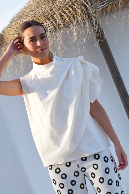BLUSA LUISA - CRUDA -