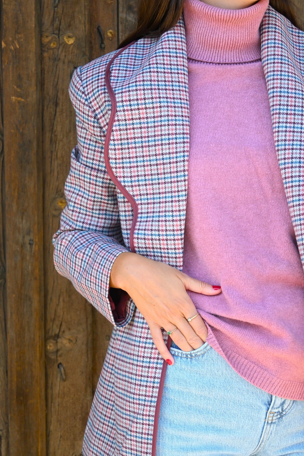 CHAQUETA NICOLETTA - PATA DE GALLO - PREORDER 14 OCTUBRE