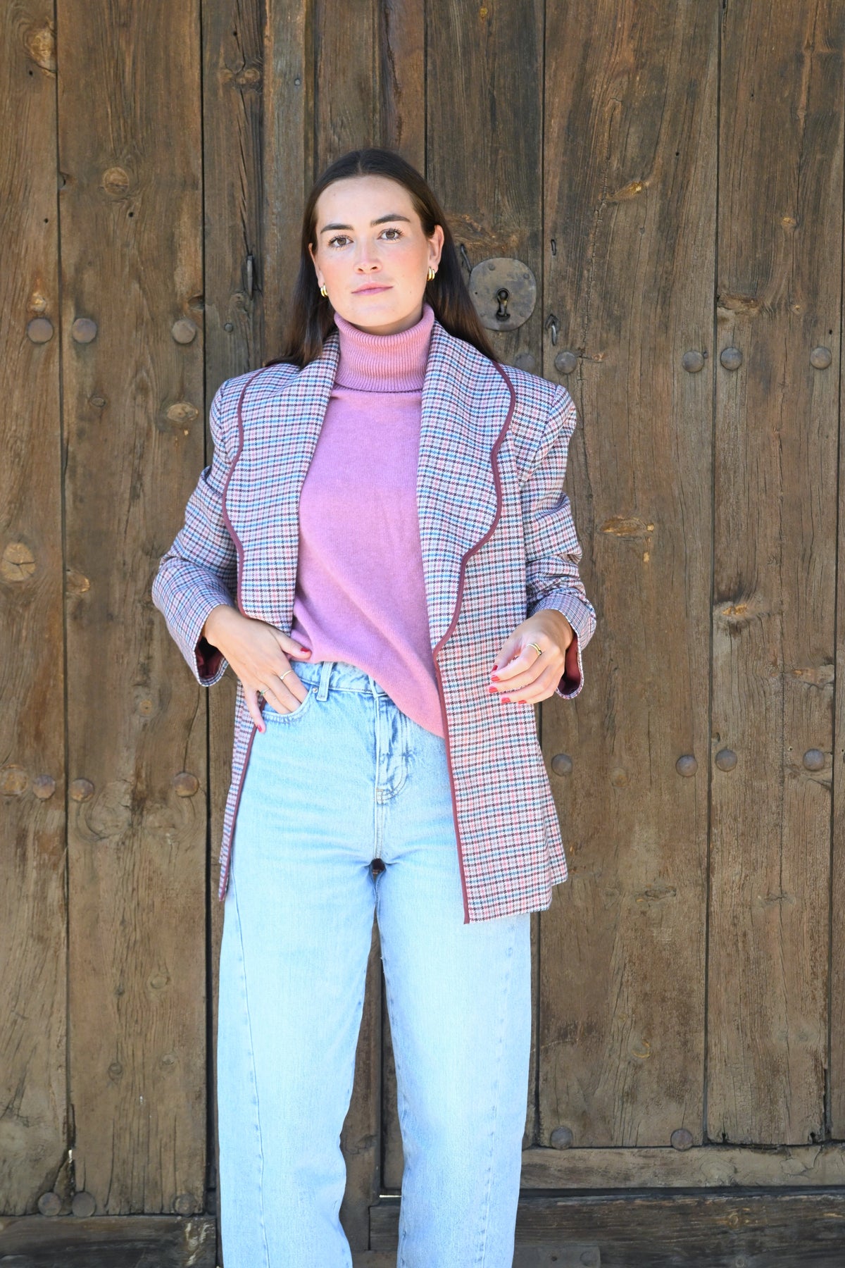 CHAQUETA NICOLETTA - PATA DE GALLO - PREORDER 14 OCTUBRE