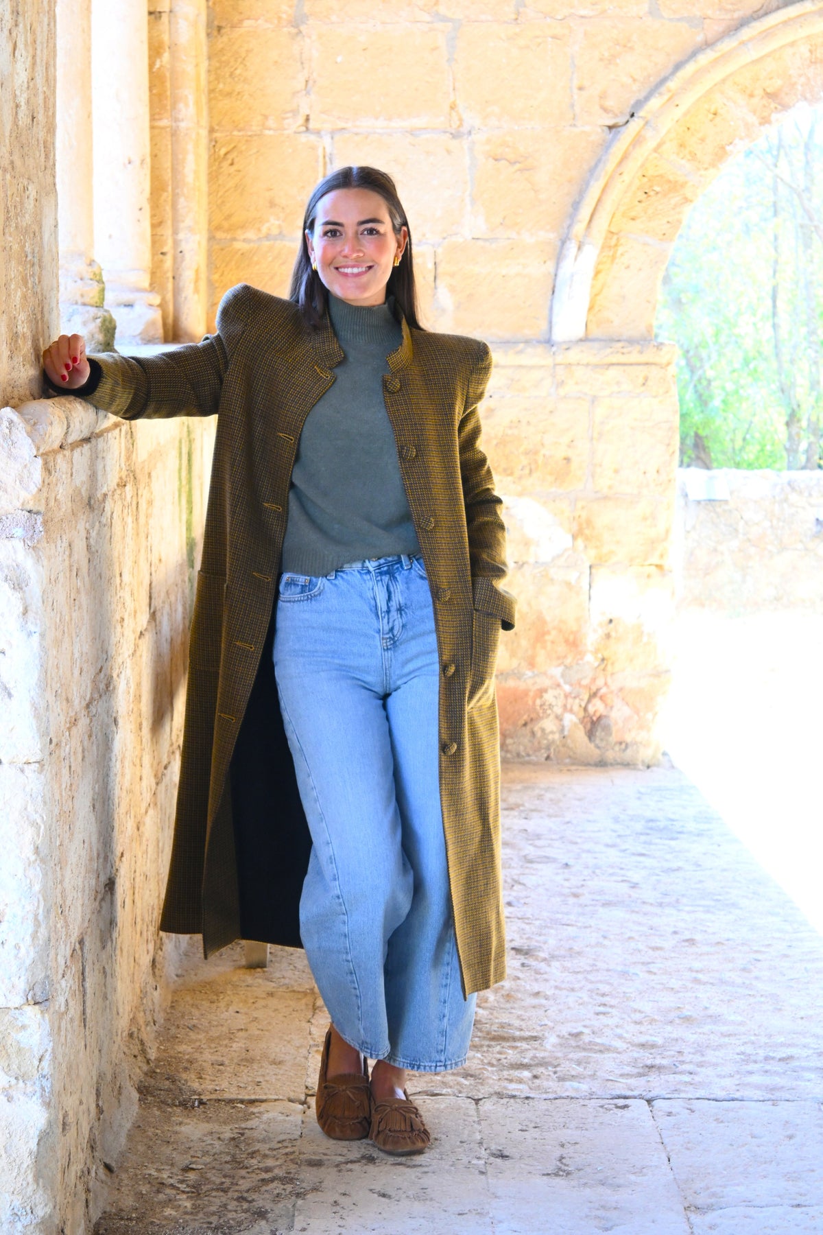 ABRIGO FILIPA - MOSTAZA