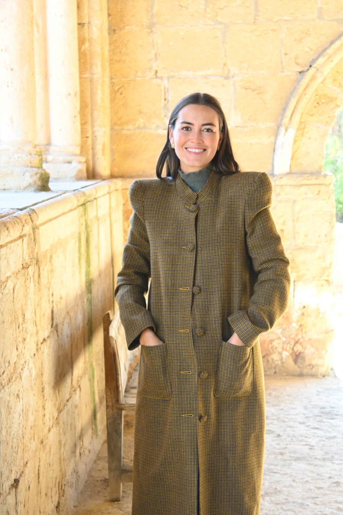 ABRIGO FILIPA - MOSTAZA