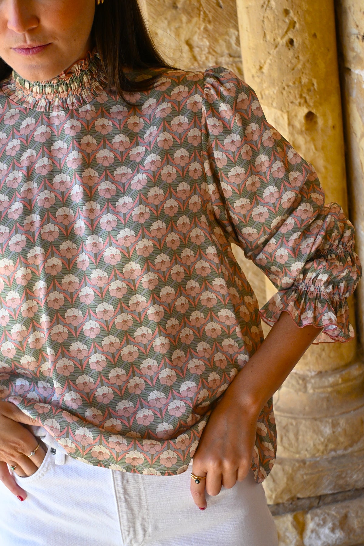 BLUSA BRUNA - LIBERTY