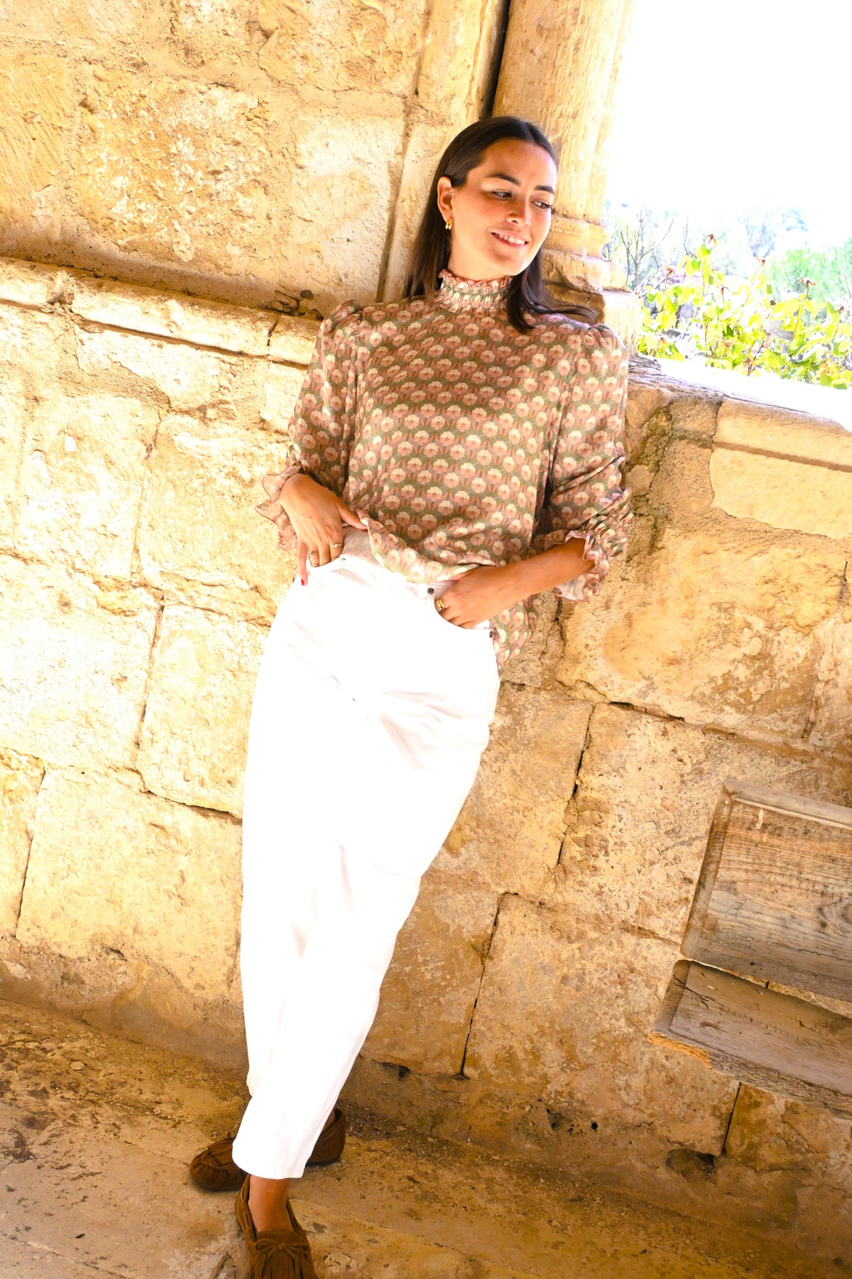 BLUSA BRUNA - LIBERTY