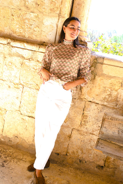 BLUSA BRUNA - LIBERTY