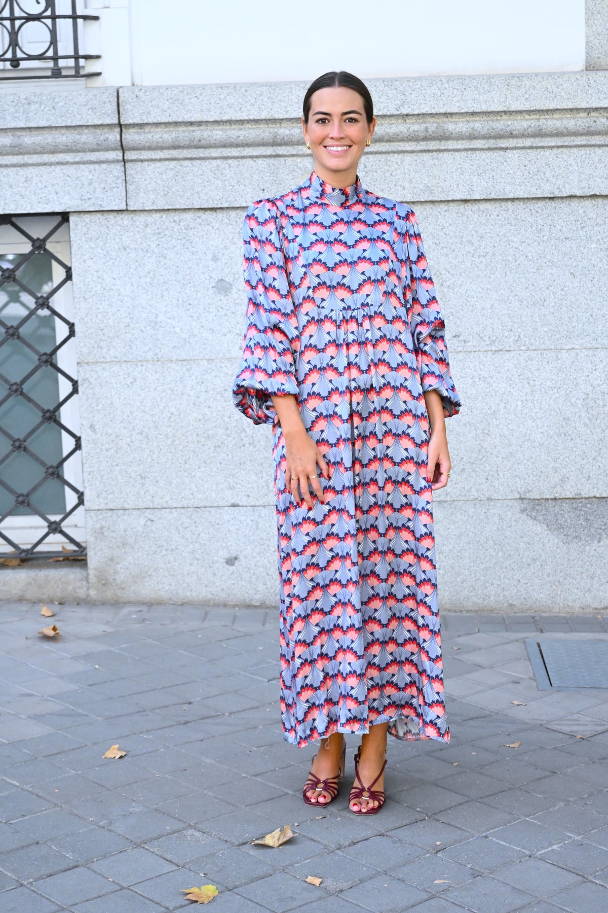 VESTIDO MENCÍA - FLOR AZUL