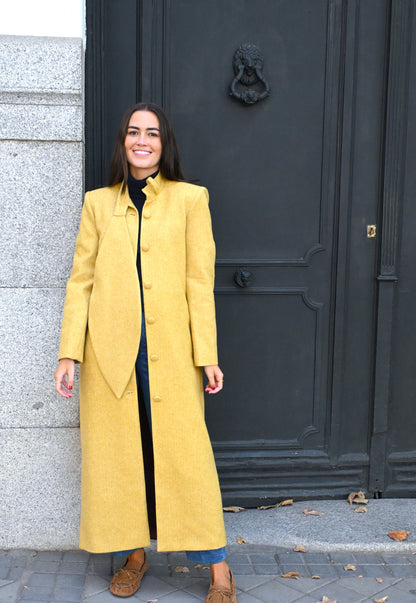 ABRIGO RAFAELA - ESPIGA AMARILLO