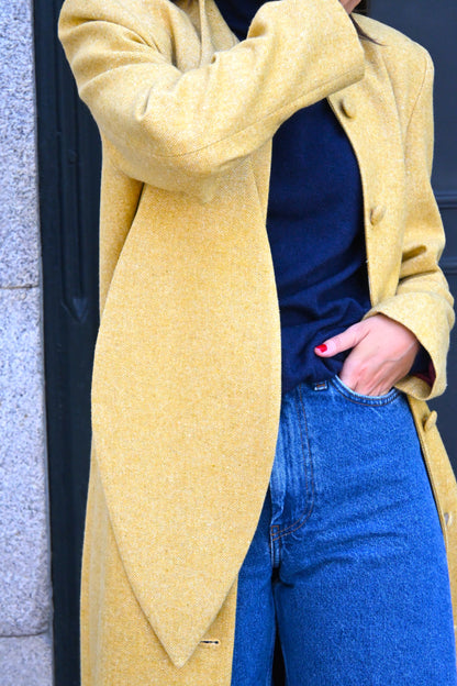 ABRIGO RAFAELA - ESPIGA AMARILLO