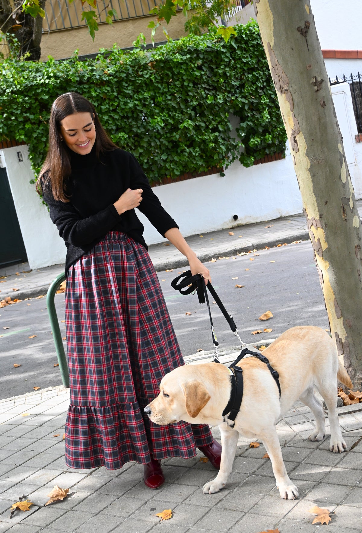 FALDA CONSTANZA - TARTAN GRIS - PREORDER 5 NOVIEMBRE