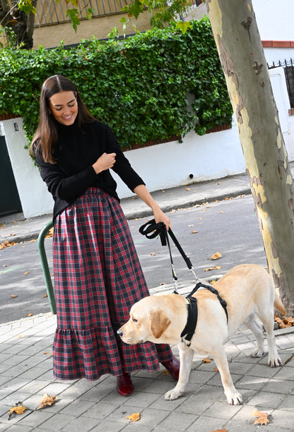 FALDA CONSTANZA - TARTAN GRIS - PREORDER 5 NOVIEMBRE