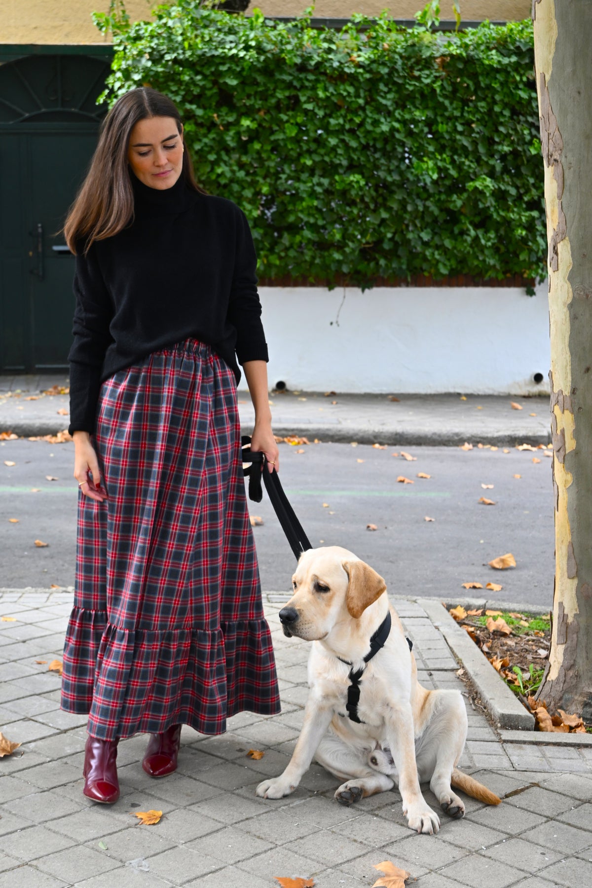 FALDA CONSTANZA - TARTAN GRIS - PREORDER 5 NOVIEMBRE