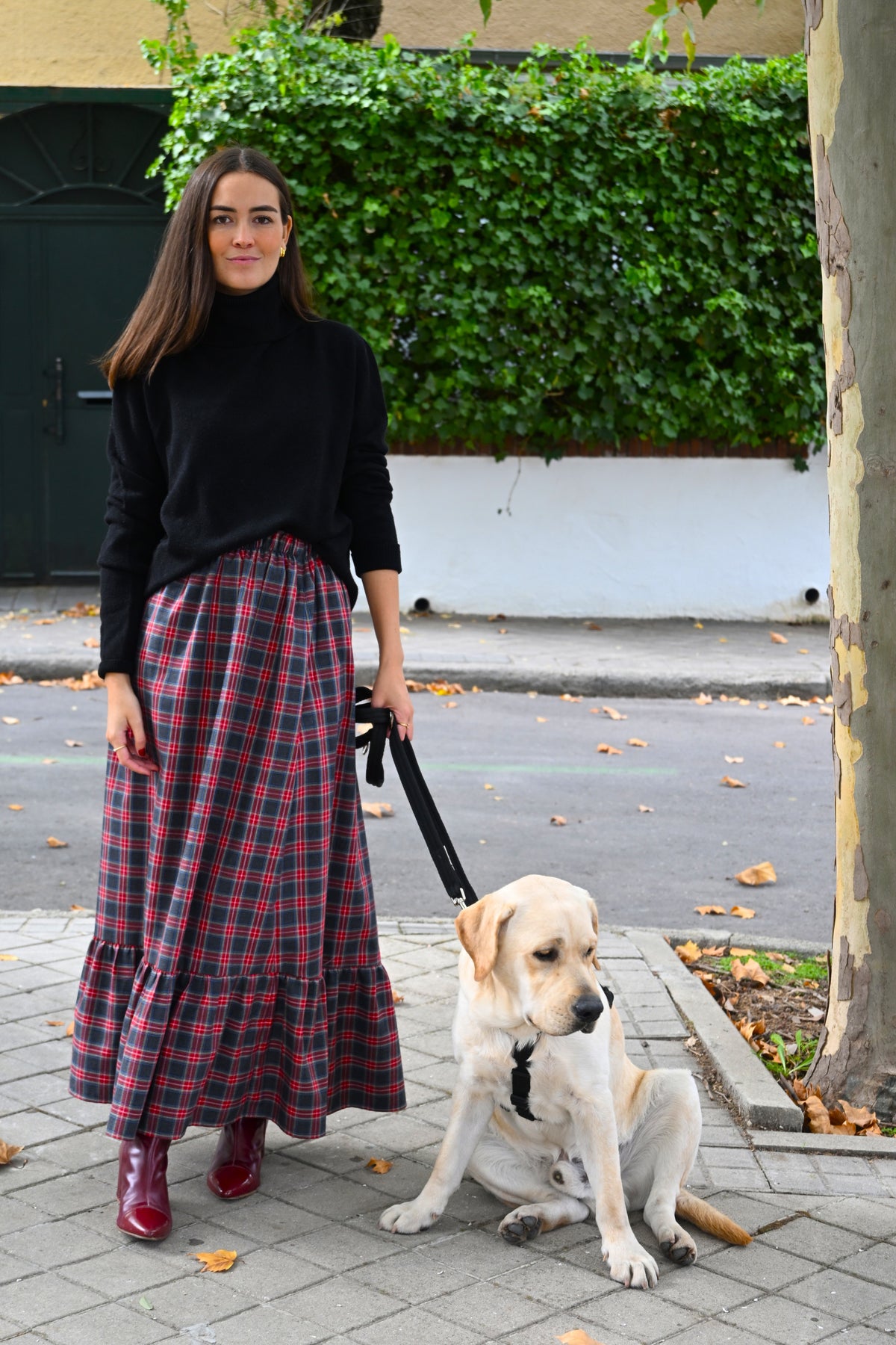 FALDA CONSTANZA - TARTAN GRIS - PREORDER 5 NOVIEMBRE