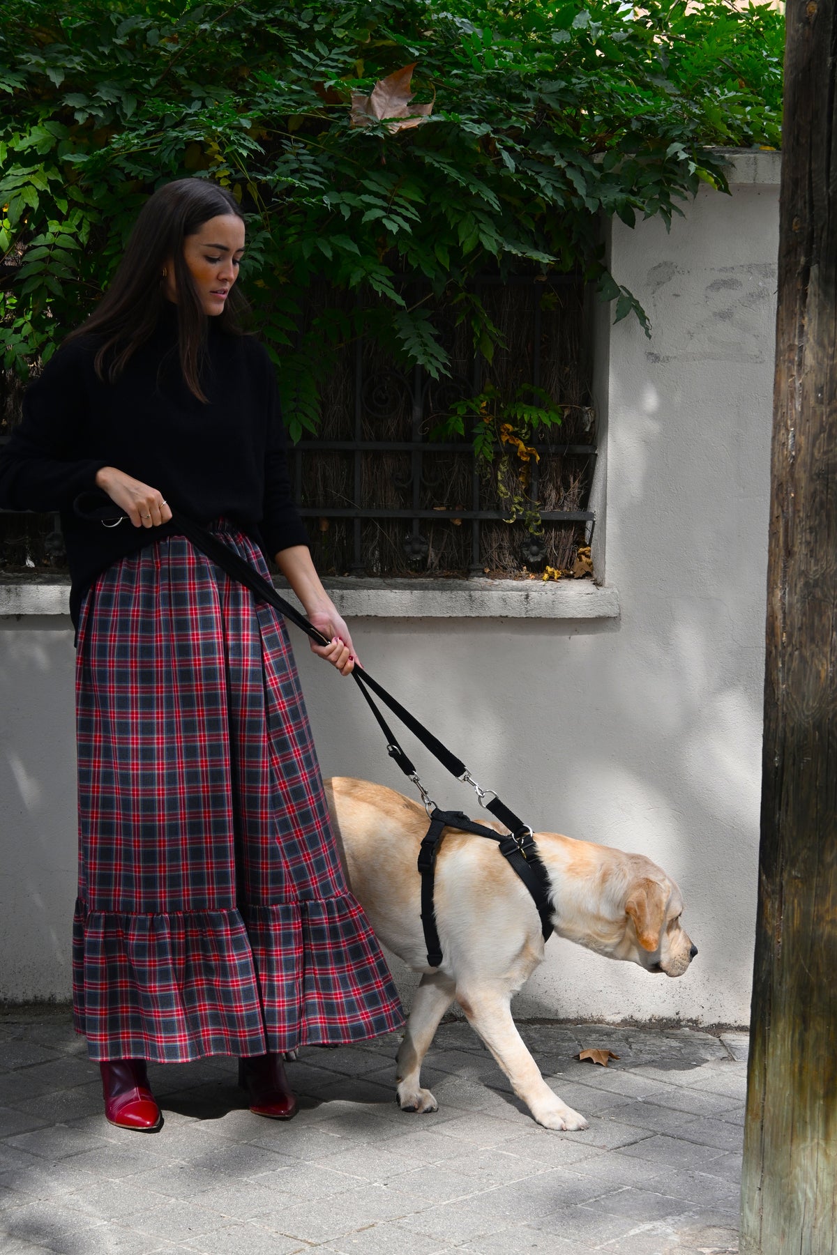 FALDA CONSTANZA - TARTAN GRIS - PREORDER 5 NOVIEMBRE