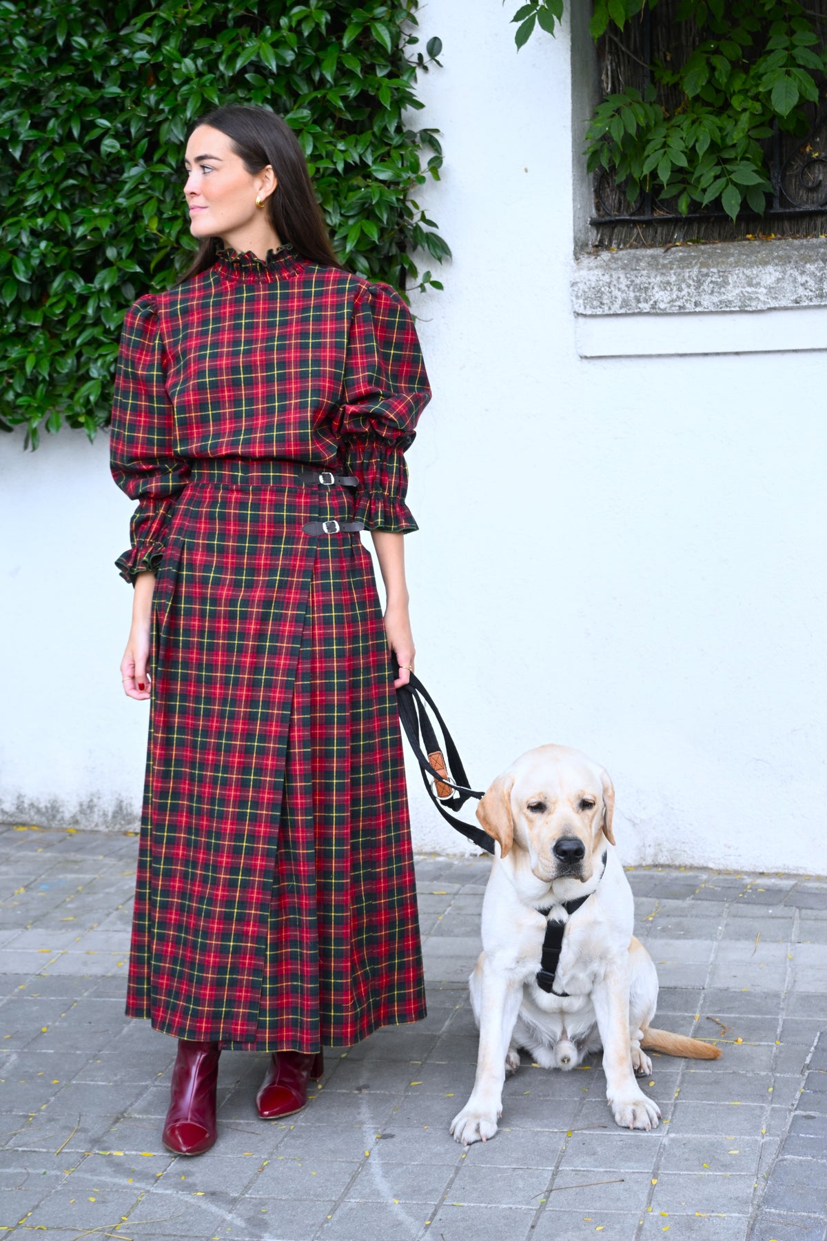 BLUSA BRUNA - TARTAN - PREORDER 6 NOVIEMBRE