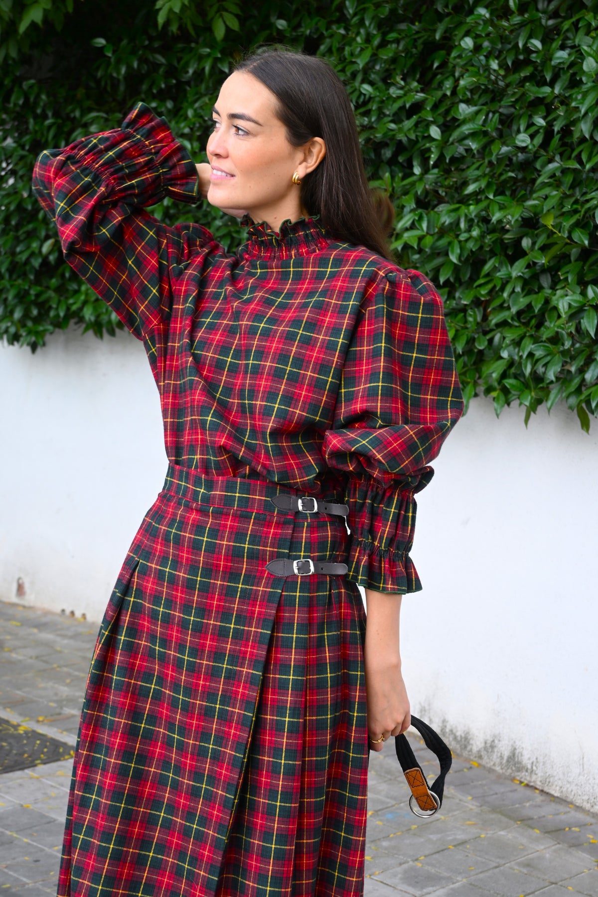 BLUSA BRUNA - TARTAN - PREORDER 6 NOVIEMBRE