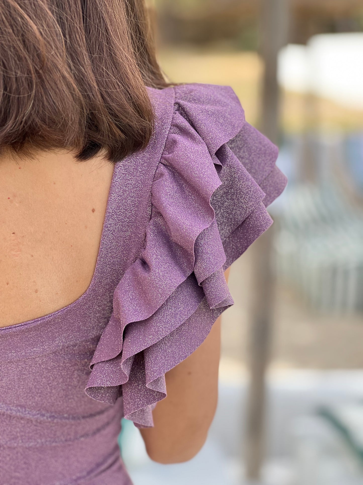 TRAJE DE BAÑO - CARMEN - MORADO