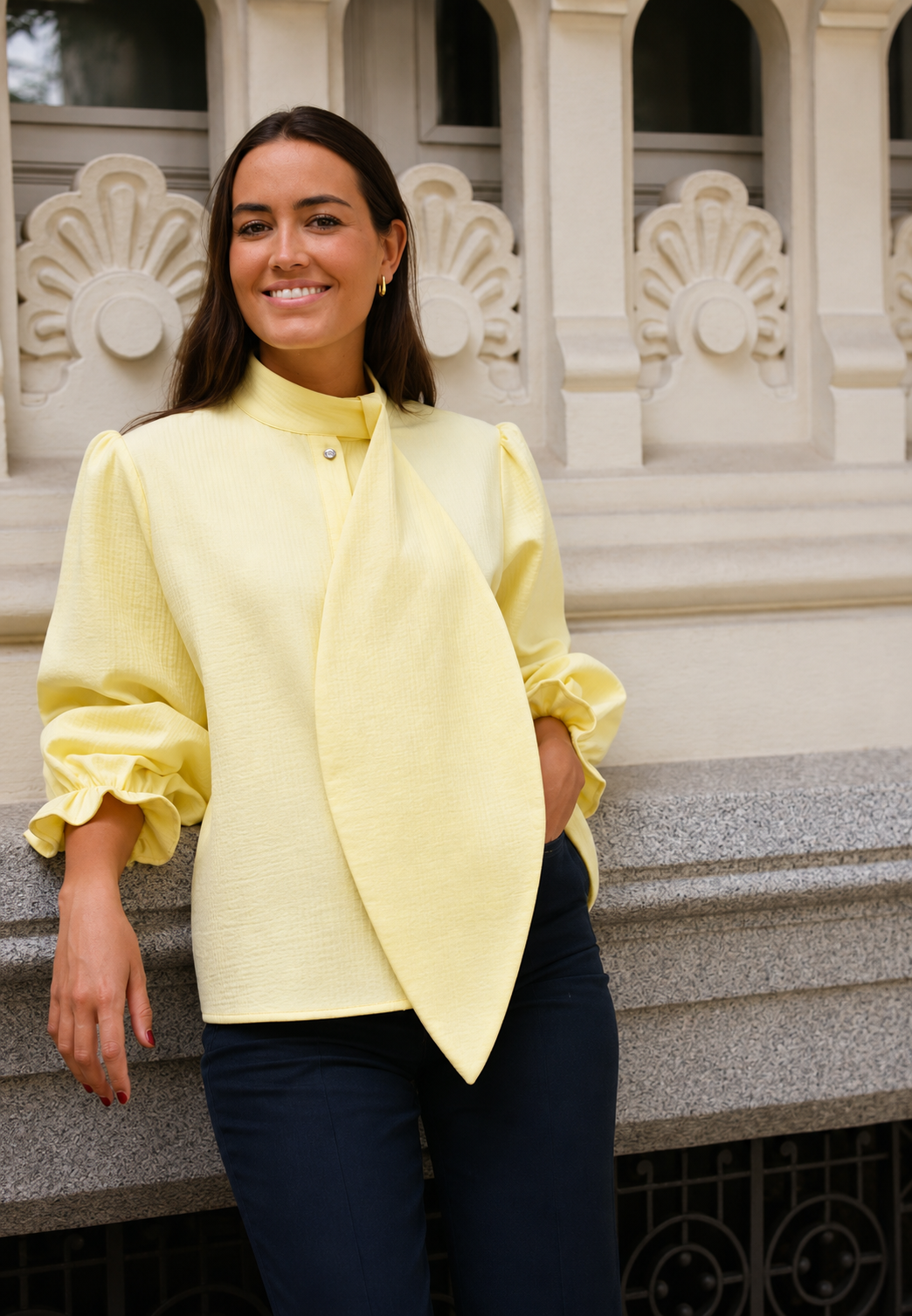 RAFAELA BLOUSE - YELLOW -