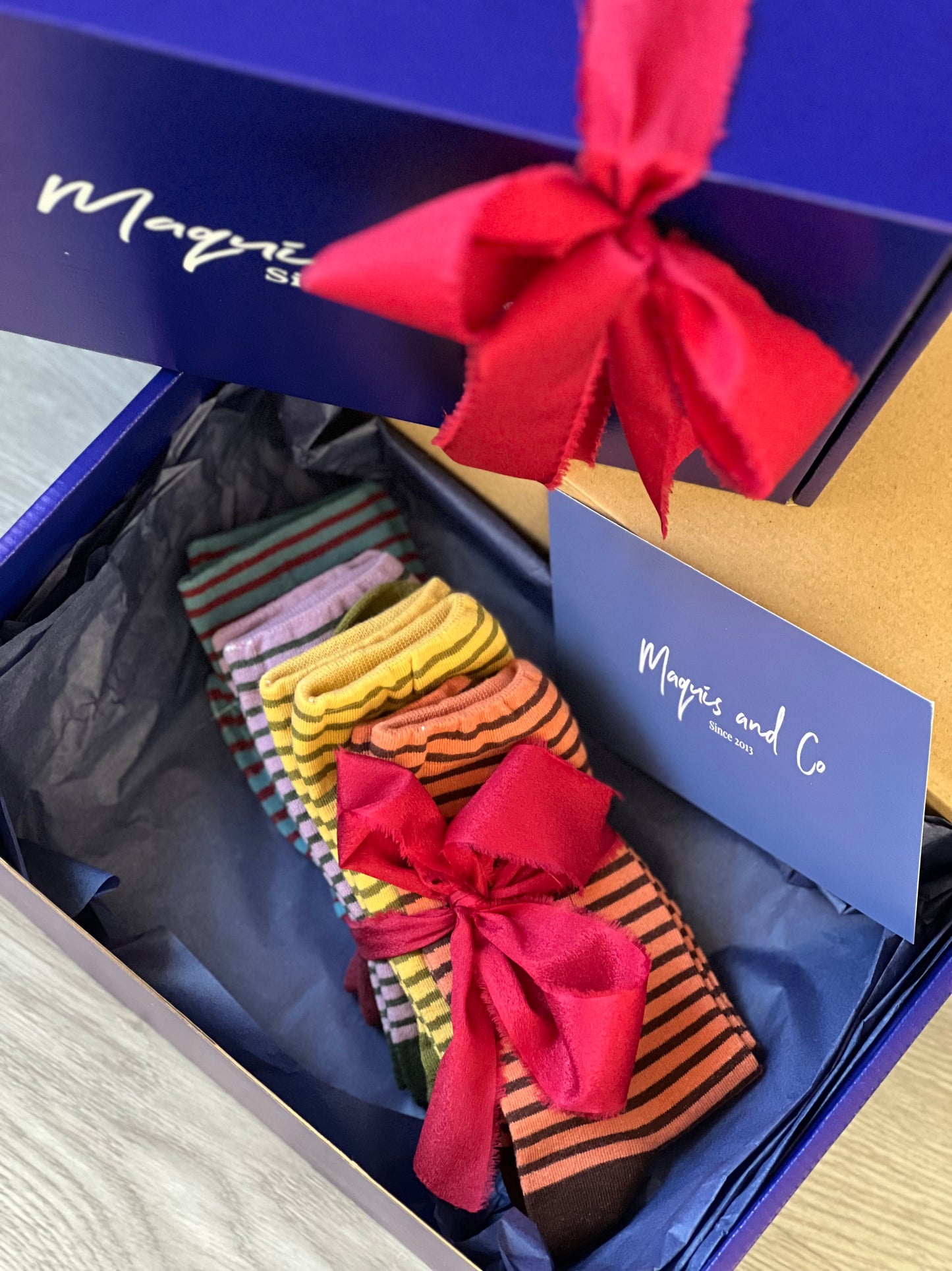 PACK OF 4 STRIPED SOCKS